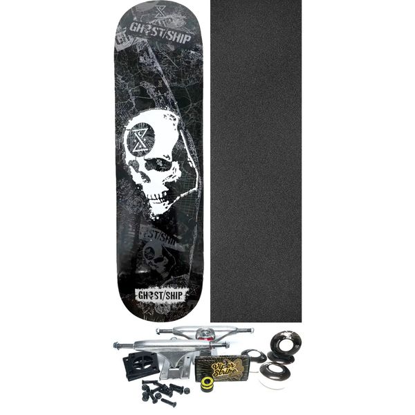 Ghost Ship Supply Co Ominous Destroyer Skateboard Deck - 8.5" x 32.75" - Complete Skateboard Bundle